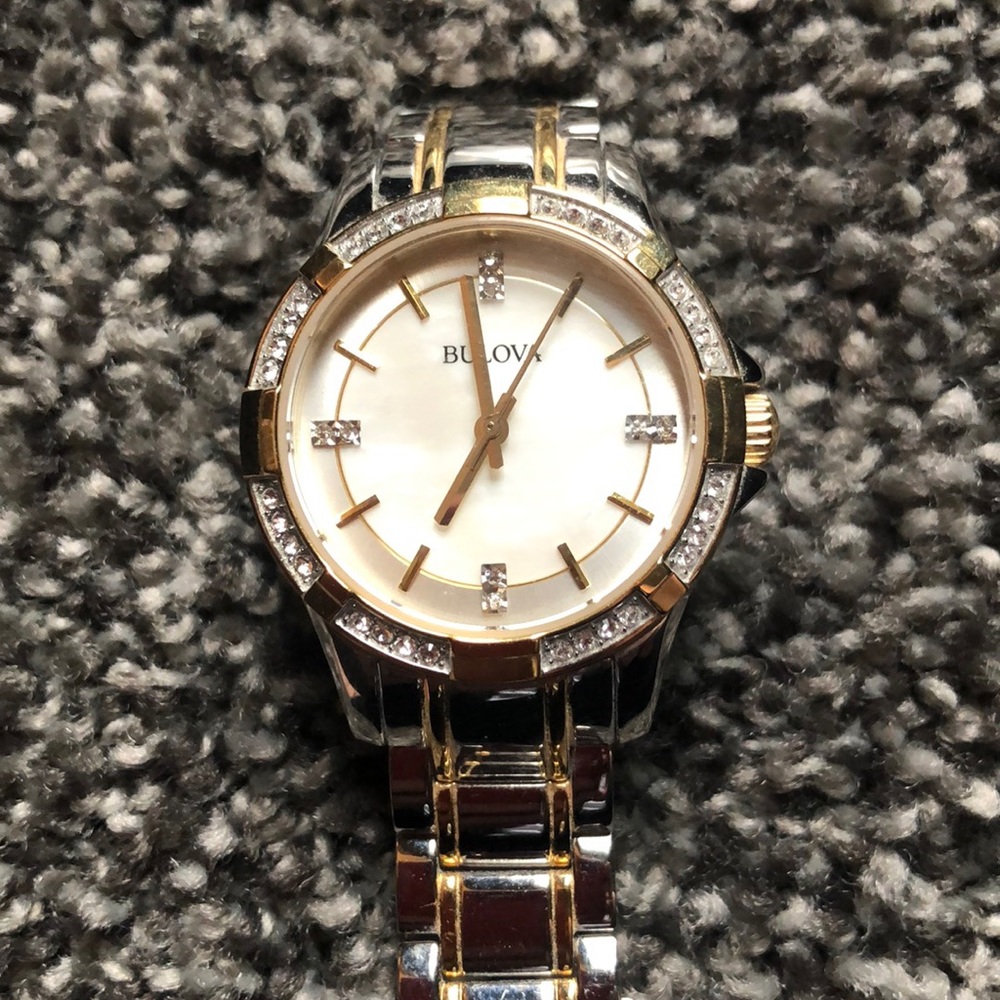 Bulova women’s two tone watch